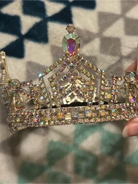 Aurora AB Crystal Jeweled Tiara Crown